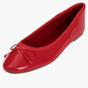 Fever Sole Red Flats